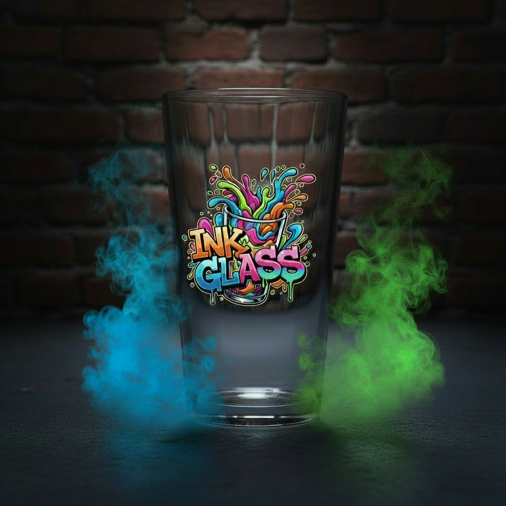 Vaso Pinta Americana - Ink Glass DTF